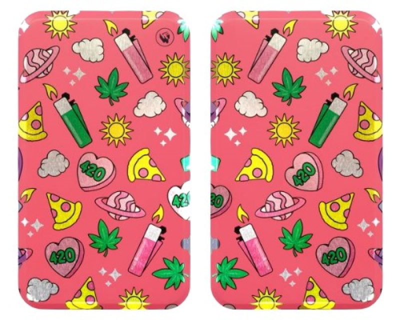 Joint Etui 420 Pattern Pink